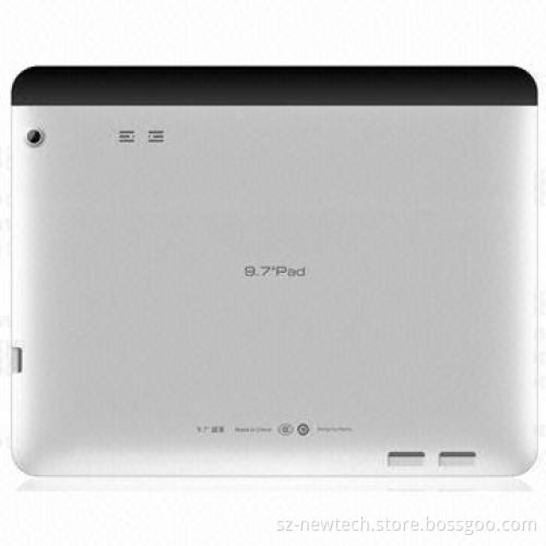 9.7-inch Tablet PC with 3G, MTK8389 Quad-core CPU, 1024 x 768p Screen/Dual Camera/GPS/TV/FM/BT
